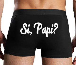 Si Pappi - Yes Daddy - Black Boxer Brief