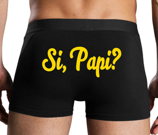 Si Pappi - Yes Daddy - Black Boxer Brief