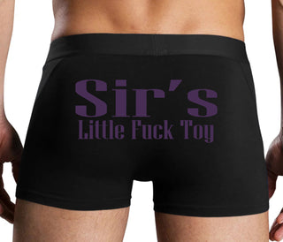 Sir's Little Fuck Toy - Black Boxer Brief