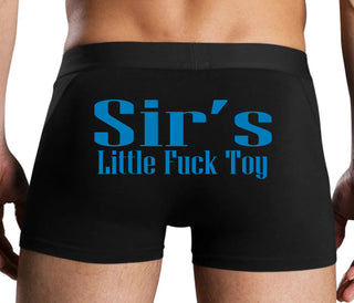 Sir's Little Fuck Toy - Black Boxer Brief