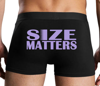Size Matters - Black Boxer Brief