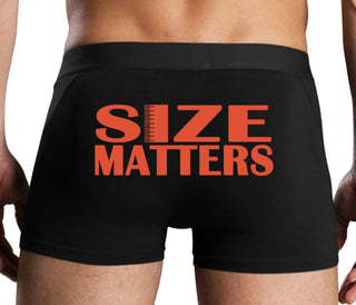 Size Matters - Black Boxer Brief