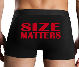 Size Matters - Black Boxer Brief
