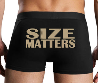 Size Matters - Black Boxer Brief
