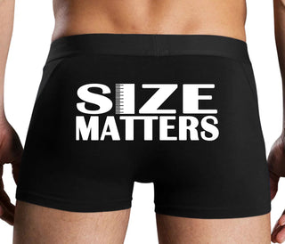 Size Matters - Black Boxer Brief
