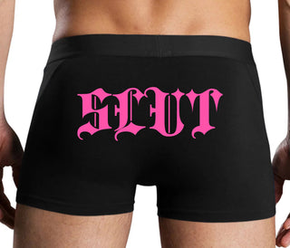 Slut - Goth Look - Black Boxer Brief