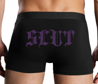 Slut - Goth Look - Black Boxer Brief