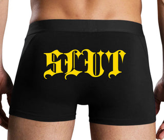 Slut - Goth Look - Black Boxer Brief