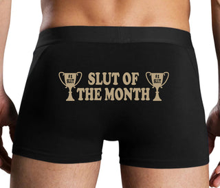 Slut Of The Month - Black Boxer Brief