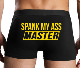 Spank My Ass Master - Black Boxer Brief