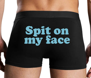 Spit On My Face - Black Boxer Brief