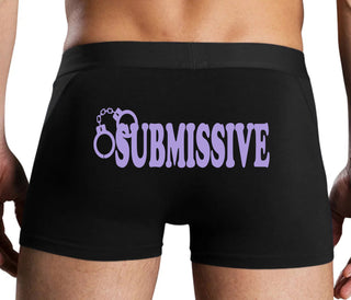 Submissive - Cuff Logo - Black Boxer Brief