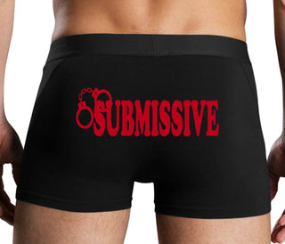 Submissive - Cuff Logo - Black Boxer Brief