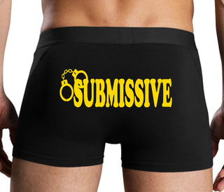 Submissive - Cuff Logo - Black Boxer Brief
