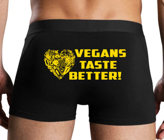 Vegans Tastes Better - Black Boxer Brief