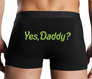 Yes Daddy ? - Black Boxer Brief