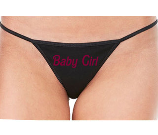 Baby Girl - Black String Thong