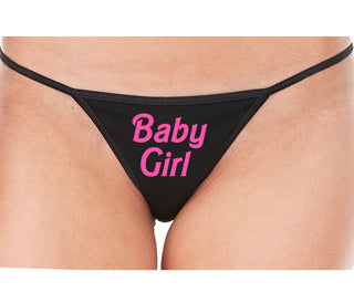 Baby Girl - Black String Thong