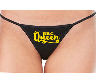 BBC Queen - Black String Thong