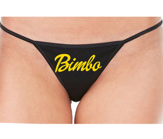 Bimbo - Black String Thong