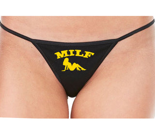 MILF - Black String Thong