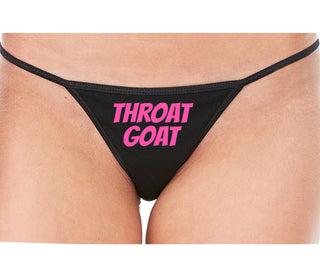 Throat Goat - Oral Expert - Black String Thong
