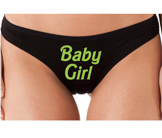 Baby Girl - Black Thong