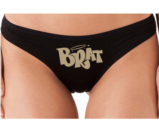 Brat - Black Thong