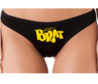 Brat - Black Thong