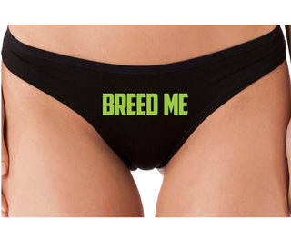 Breed Me - Black Thong
