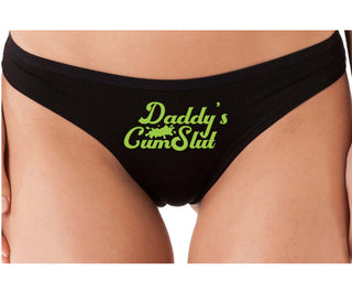Daddy's Cumslut - Black Thong