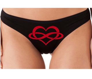 Polyamory Logo - Black Thong