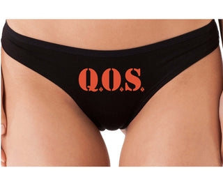 QOS - Queen of Spades - Black Thong