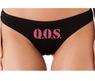 QOS - Queen of Spades - Black Thong