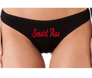 Smart Ass - Black Thong