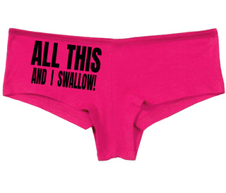 All This And I Swallow - Fuchsia Boy Short