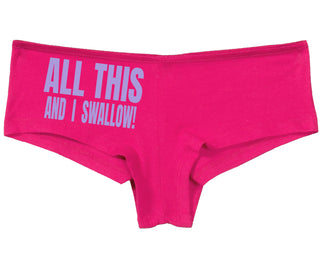 All This And I Swallow - Fuchsia Boy Short