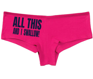 All This And I Swallow - Fuchsia Boy Short