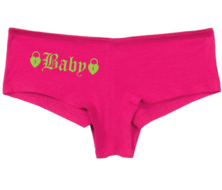 Baby Goth Look With Locks - Fuchsia Boy Short