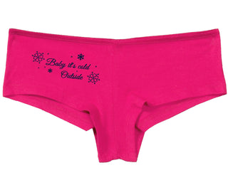 Baby It's Cold Outside - Fuchsia Boy Short