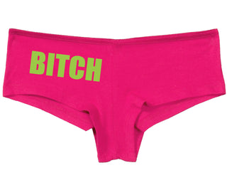 Bitch - Bold Font - Fuchsia Boy Short