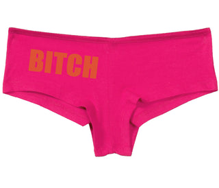 Bitch - Bold Font - Fuchsia Boy Short