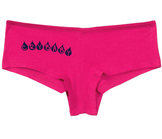 Crybaby Tear Design - Fuchsia Boy Short