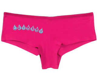 Crybaby Tear Design - Fuchsia Boy Short