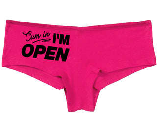 Cum In I'm Open - Fuchsia Boy Short