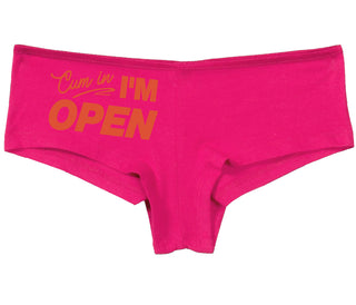 Cum In I'm Open - Fuchsia Boy Short