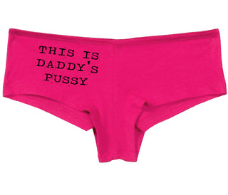 This is Daddy's Pussy - Fuchsia Boy Short