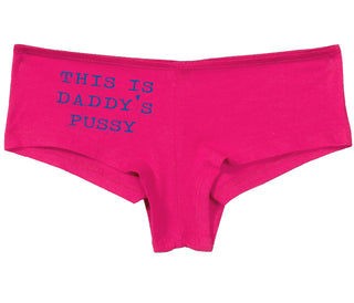 This is Daddy's Pussy - Fuchsia Boy Short