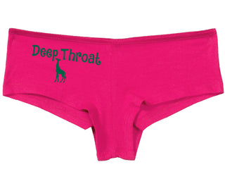 Deepthroat - Funny Giraffe Logo - Fuchsia Boy Short