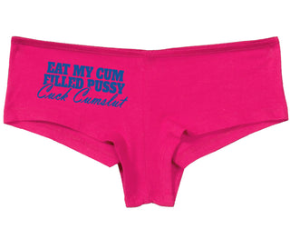 Eat My Cum Filled Pussy  Cuck Cumslut - Fuchsia Boy Short
